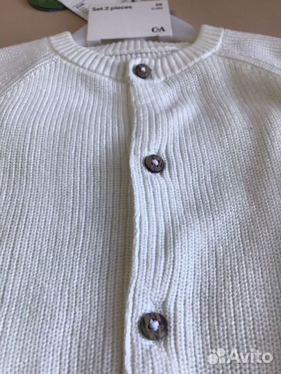 Детский вязаный костюм С&А 68