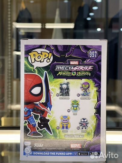 Funko pop mech strike spider man chase