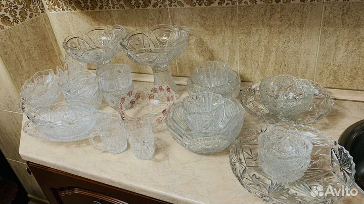 Хрустальная посуда - читайте описание