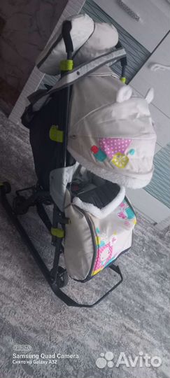 Коляска санки