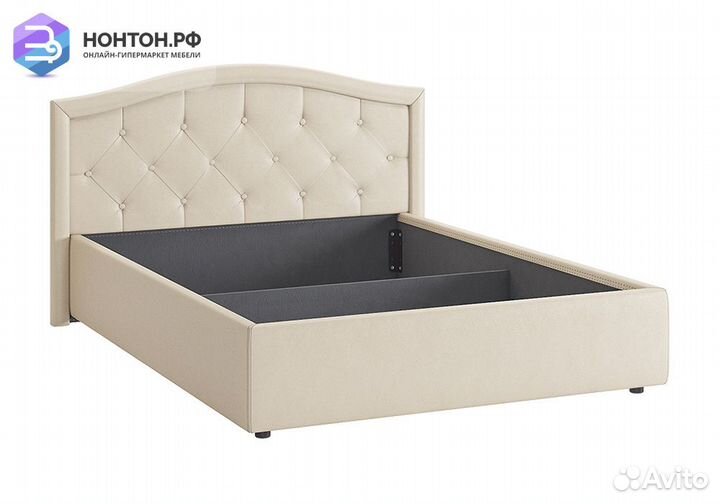 Кровать Верона 1.4 м крем