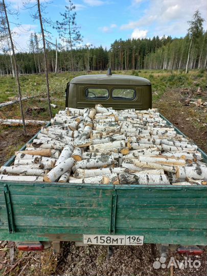 Дрова березовые колотые