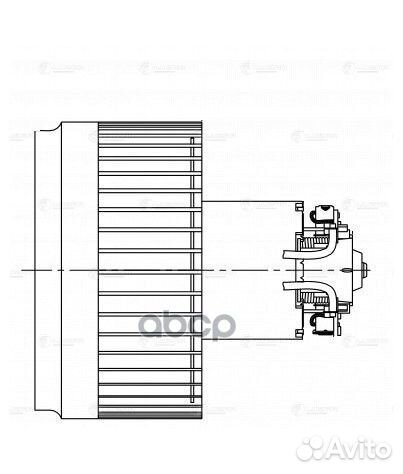 Мотор печки volvo XC90 (02) /S60 (00) /S80 (98)