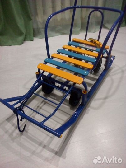 Продам санки на колесах