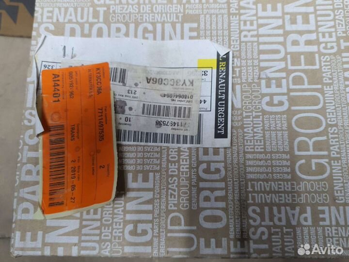 Генератор Рено Дастер, Логан, Сандеро