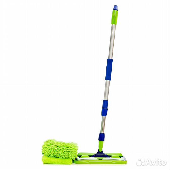 Универсальная швабра с 2 насадками aquamatic MOP