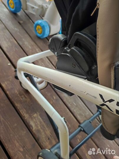 Коляска 2 в 1 эко кожа