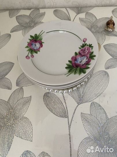 Тарелки:»Добрушский фарфоровый завод»