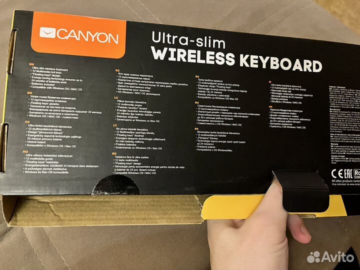 Беспроводная клавиатура canon