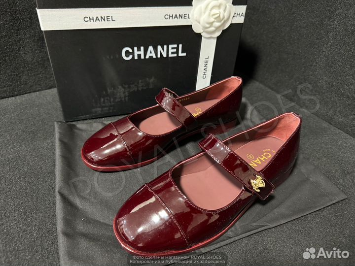 Туфли босоножки женские Chanel Mary Janes