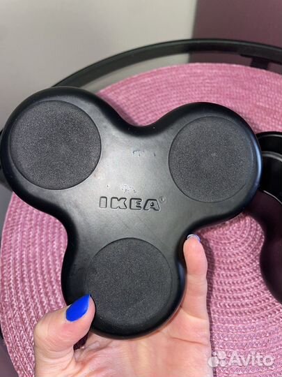 Подсвечник IKEA черный