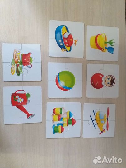 Пазлы набором