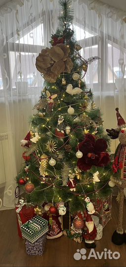 Елка искусственная 180 с игрушками