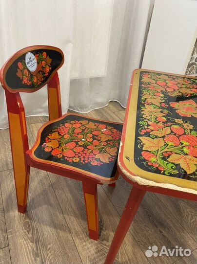 Детский стол и стул