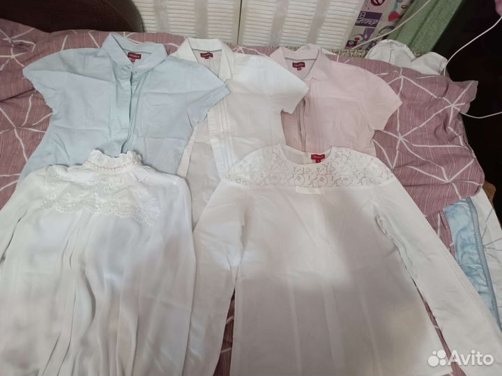 Школьные блузки для девочки 158 164