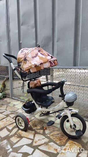 Детский велосипед с родительской ручкой