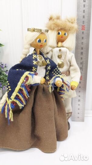 Куклы сувенирные деревянные