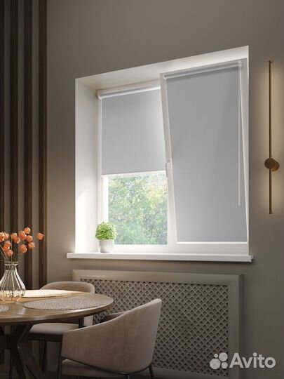 Рулонные шторы Черные RAL5555