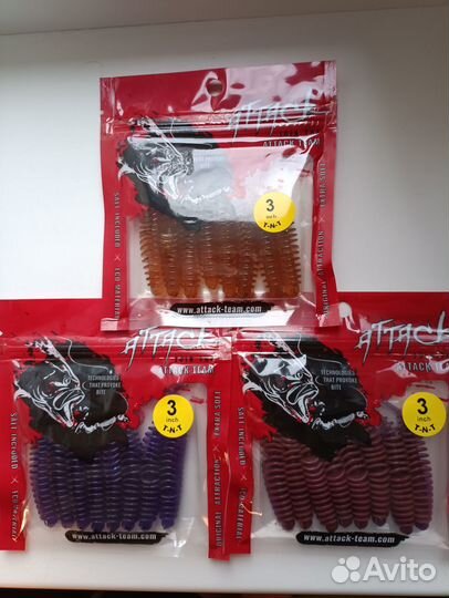 Силиконовые приманки Relax, Lj, Atack, Akkoi, Iam