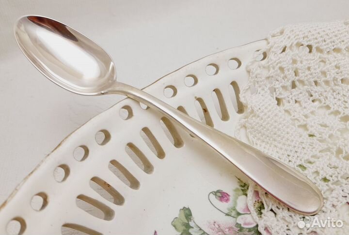 Чайная ложка. Серебро 84 пр. 18хх г. Петербург