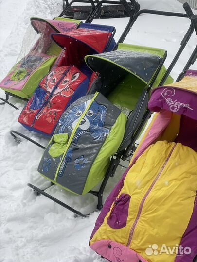 Санки-коляска Скользяшка