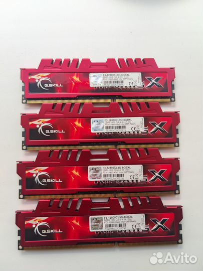 G.Skill Ripjaws X 16(GB) 4x4 DDR3 1600MHz