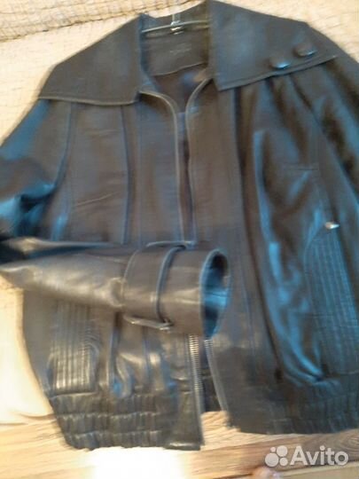 Куртка кожаная женская 48 размер
