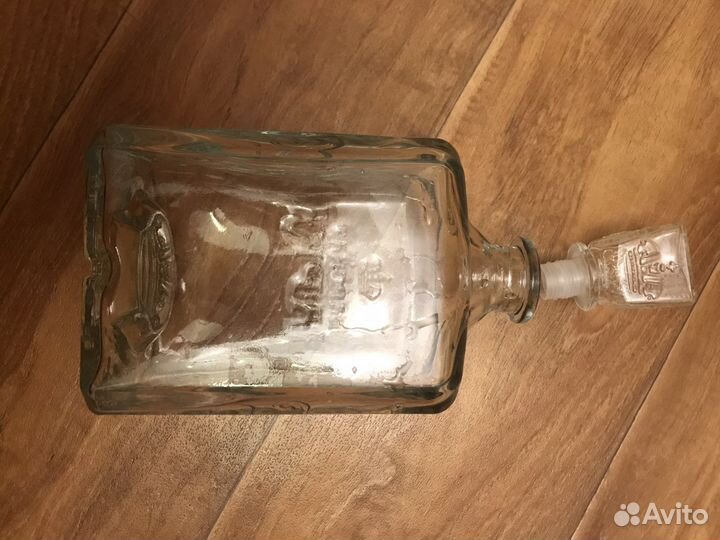 Графин стекло 1 литр, 0,5 литра