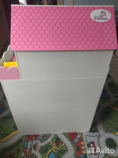 Кукольный домик для барби с мебелью