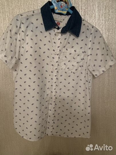 Рубашка и брюки школьные Button Blue