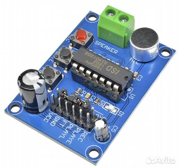 ISD1820 модуль записи и воспроизведения звука