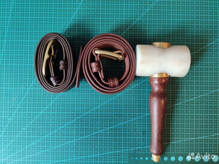 Ремень с офицерской прошивкой 40 мм