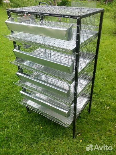 Клетка для перепелов на 120 голов