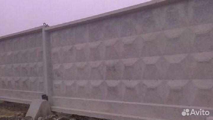 Плиты забора