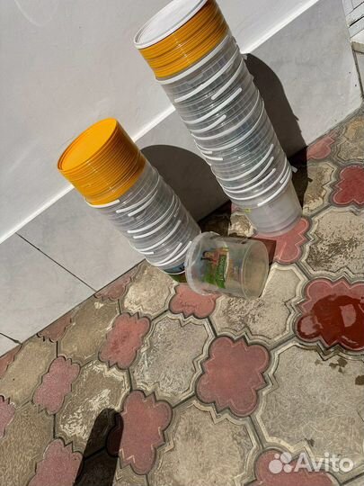 Пластиковые стаканы для сметаны