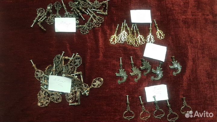 Ручки для мебели. Новые (70 штук)