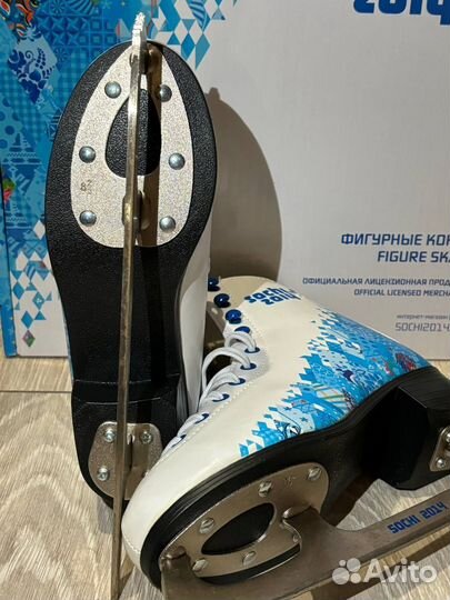 Фигурные коньки 35-36 размер (Олимпийские Сочи)