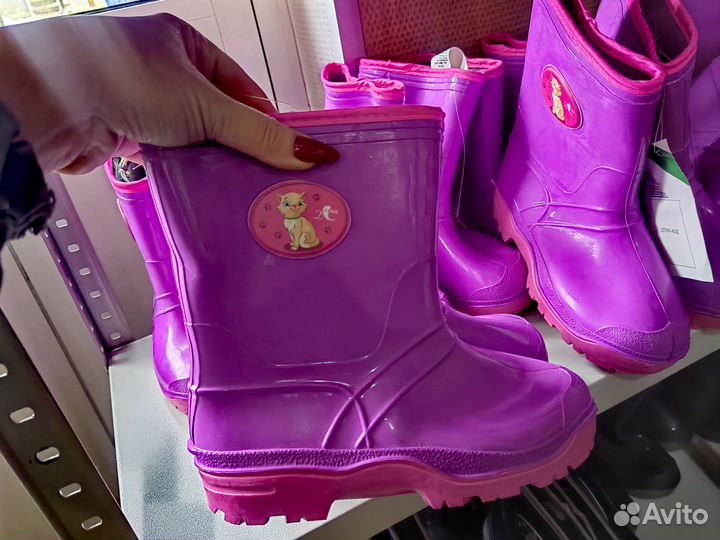 Сапожки резиновые детские