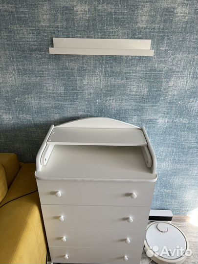 Пеленальный комод + полка сверху