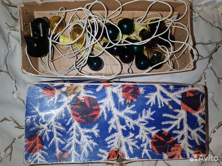 Гирлянда елочная новогодняя СССР