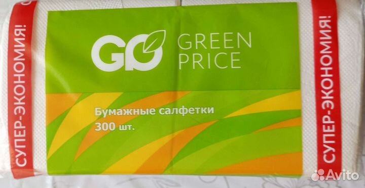 Салфетки бумажные новые