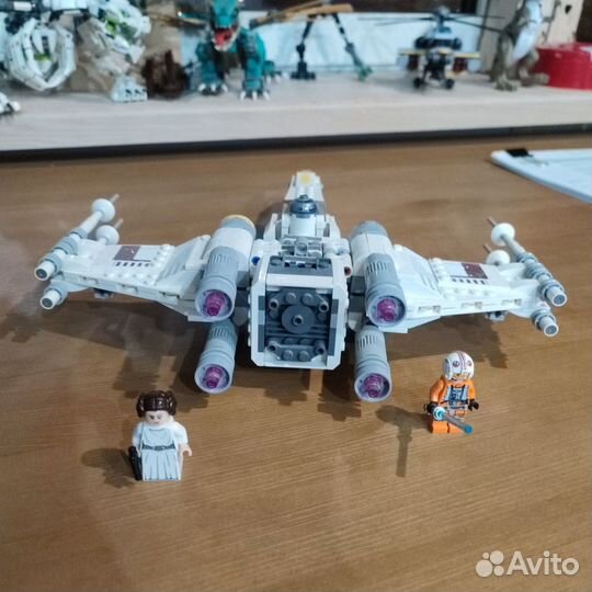 Lego Star Wars Luke Skywalker, x-wing fighter