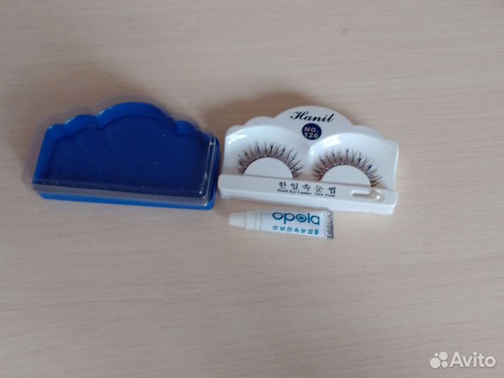 Новые накладные ресницы с клеем