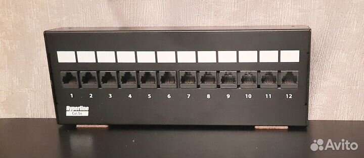 Настольная патч панель RJ-45 Hyperline Custom