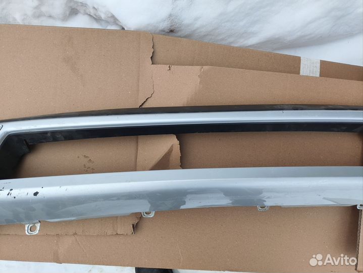 Mitsubishi Outlander 3 накладка бампера передняя