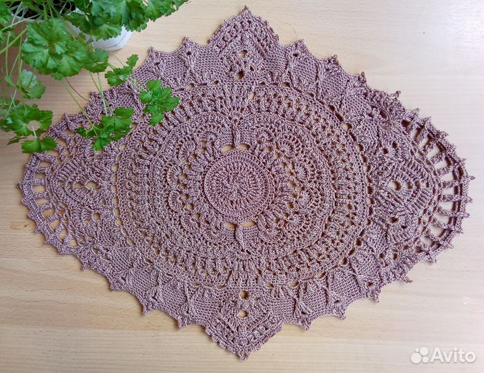 Салфетки вязаные крючком