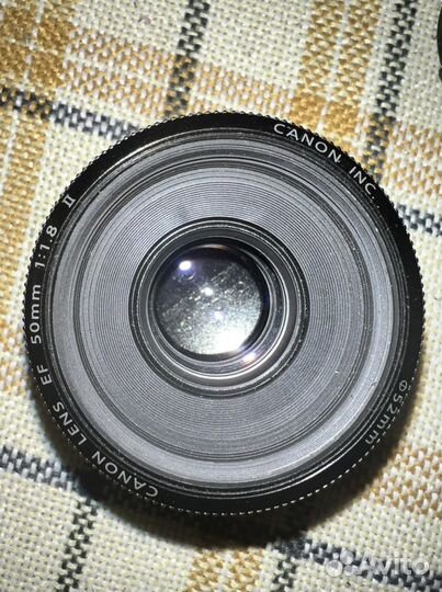 Объектив Canon ef 50mm f 1 8 ii