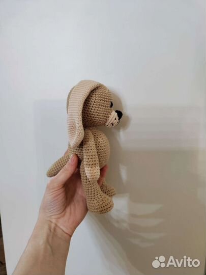 Игрушка ручной работы песик