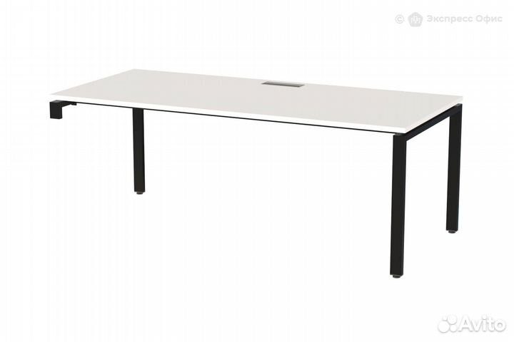 Стол письменный прямолинейный три опоры,правый Gloss стп-П.996