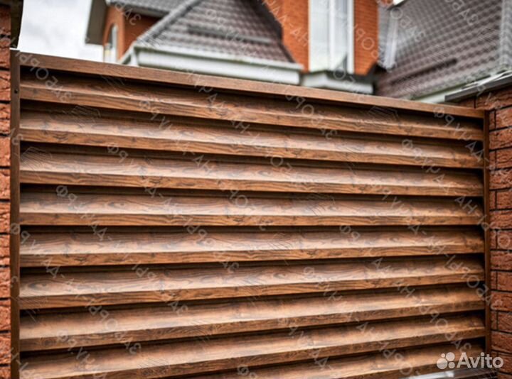 Забор жалюзи